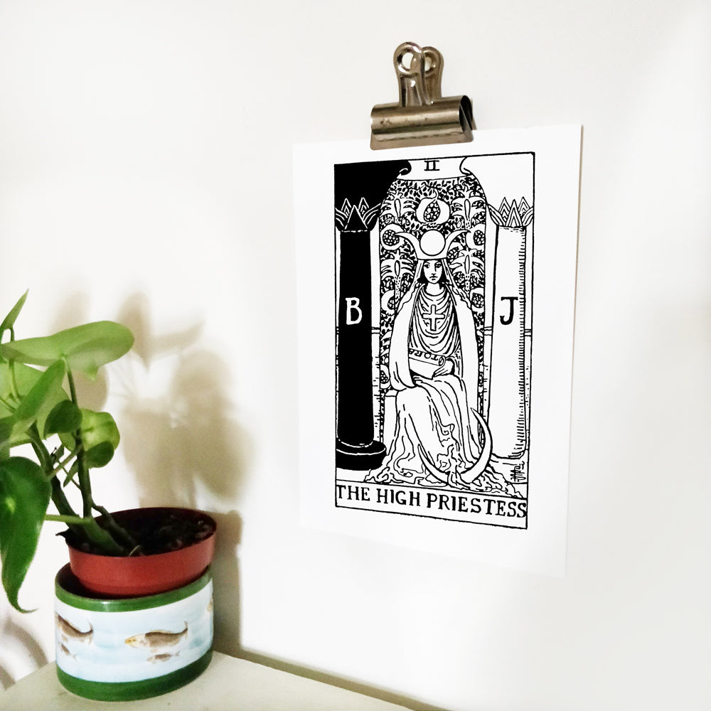 The High Priestess Tarot Card | Digital Print