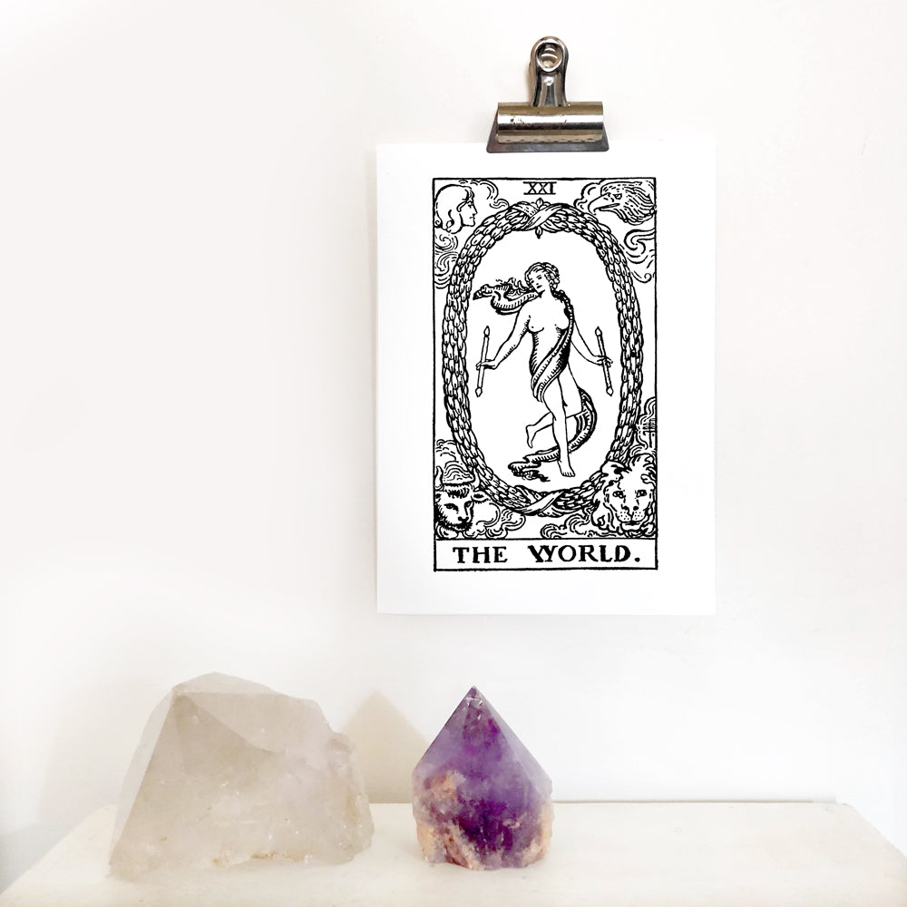 The World Tarot Card | Digital Print