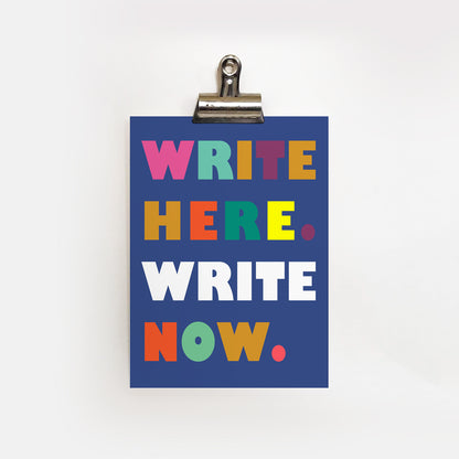 Write Here Write Now | Sustainable Print